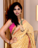 Menakari necklace wedding jewelry silver necklace 925 silver with 22k gold plated - SHABURIS