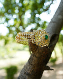 Diamond Bangle Cocktail Bangle  wedding jewelry silver necklace 925 silver with 22k gold plated - SHABURIS (Ready to Ship from India)