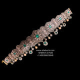 Diamond Vaddanam,silver jewelry ,silver jewellery ,22k gold plated jewelry ,South Indian Jewelry,Vaddanam,Kids Vaddanam,hip chain,diamond jewelry,pure Silver indian jewelry - NIHIRA - SHABURIS