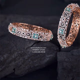 Diamond Bangle Cocktail Bangle  wedding jewelry silver necklace 925 silver with 22k gold plated - SHABURIS