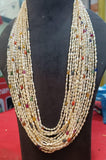 Rice pearls Navaratan Beads South Sea Pearl Necklace Pearl string