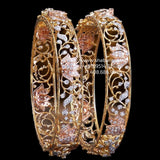 Diamond bangles polki Jewelry,Pure Silver Jewellery Indian ,diamond bangles kundan jewelry,south indian bridal jewelry-SHABURIS