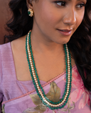 Emerald beads Precious beads mens jewelry mens wedding jewelry grooms jewelry south indian jewelry designs indian bridal jewel SHABURIS (Ready to Ship from India)