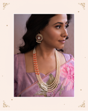 Coral Necklace south sea pearl bead necklace statement jewelry SHABURIS (Ready to Ship from India)