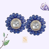Latest Indian Jewelry,Pure Silver Jewellery Indian ,Lyte Weight Jewelry,Studs,Earrings,Indian Bridal,Indian Wedding Jewelry-NIHIRA-SHABURIS