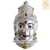 Pure Silver Lakshmi roopu,Indian Pooja Articles,Pure silver articles indian,indian pooja samagri,silver articles,Varalakshmi-7 inch-NIHIRA