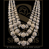 Latest Indian Jewelry,Pure Silver Jewellery Indian,polki Necklace,Traditional Indian Bridal,Indian Wedding Jewelry,SouthJewelry-NIHIRA
