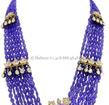 Bead gem set,Latest Indian Jewelry,South Indian Jewelry,Pure silver jewelry,victorian pendent,choker,necklace,meenakari,pakistani jewelry