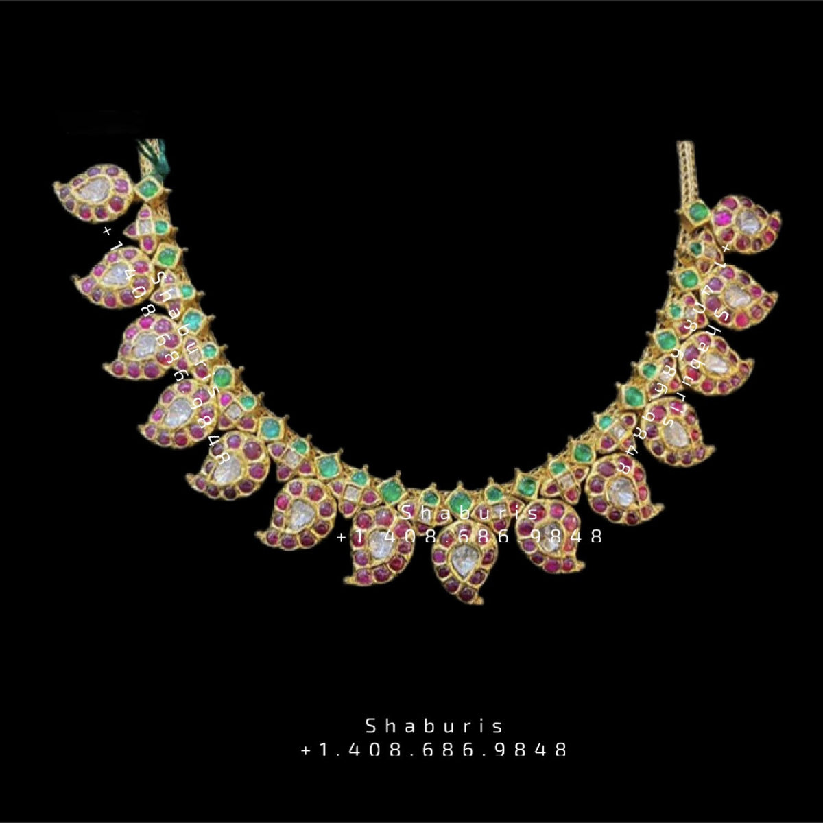 Kundan mango mala designs hot sale
