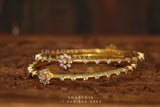 Diamond Bangles,South Indian Jewelry,silver indian Bangles,pure silver Swaroski Bangles,Indian Wedding Jewelry -NIHIRA-SHABURIS