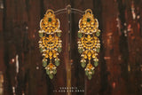 Chandbali , Latest Indian Jewelry,South Indian Jewelry,Pure silver Jhumkas Indian,Indian Earrings,Indian Wedding Jewelry -NIHIRA-SHABURIS
