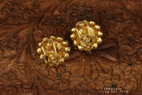 Indian Jewelry,Pure Silver Jewellery Indian ,Big Stud,Big Indian Stud,Indian Bridal,Indian Wedding Jewelry-NIHIRA-SHABURIS