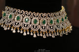 Diamond choker artificial jewelry Indian wedding necklace Indian diamond necklace fashion jewelry sabyasachi jewelry inspired by NIHIRA