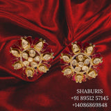 Big Stud Silver Jewelry,Pure Silver Jewellery Indian ,Earrings,Big Indian studs,Indian Bridal,Indian Wedding Jewelry-NIHIRA-SHABURIS