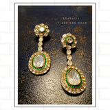 Pure Silver jewelry Indian ,925 silver jewelrt Indian Necklace,Indian moissanite ,Indian Wedding Jewelry,pure Silver jewelry-NIHIRA-SHABURIS