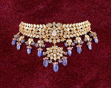 Pure Silver jewelry Indian ,925 silver jewelry Indian Necklace,Indian moissanite ,Indian Wedding Jewelry,pure Silver jewelry-NIHIRA-SHABURIS