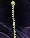 Diamond necklace pure silver necklace emerald quartz south sea pearls swarovski diamond indian jewelry sabyasachi inspired SHABURIS