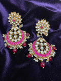 Polki jhumka,big jhumka,chandbali,south sea pearl earring,party wear earrings,designer jewelry,hand picked jewelry,celebrity jewelry