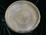 Pure Silver pooja thali,pure silver plate,Pure silver articles indian,indian pooja samagri,silver articles,pooja thali plate-NIHIRA