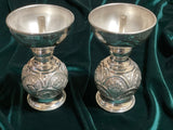Pure Silver Diya,Indian Pooja Articles,Pure silver articles indian,indian pooja samagri,silver articles,diya lamps silver- NIHIRA - SHABURIS