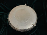Pure Silver pooja thali,pure silver plate,Pure silver articles indian,indian pooja samagri,silver articles,pooja thali plate-NIHIRA