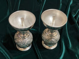 Pure Silver Diya,Indian Pooja Articles,Pure silver articles indian,indian pooja samagri,silver articles,diya lamps silver- NIHIRA - SHABURIS