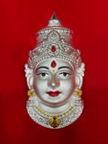 Pure Silver Lakshmi roopu,Indian Pooja Articles,Pure silver articles indian,indian pooja samagri,silver articles,Varalakshmi-7 inch-NIHIRA