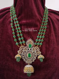 Melon beads emerald beads necklace,Indian Jewelry,diamond pendant,indian jewelry online,latest indian jewellery - NIHIRA-SHABURIS