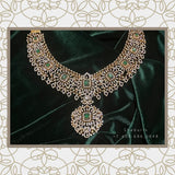 Diamond necklace,Pure silver polki choker Indian necklace ,maang tikka sabyasachi jewelry inspired Shaburis