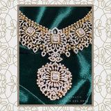 Diamond necklace,Pure silver polki choker Indian necklace ,maang tikka sabyasachi jewelry inspired Shaburis