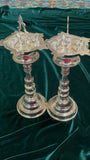 Silver Deepam Indian Pooja Articles,Pure silver articles indian,indian pooja samagri,silver articles,diya lamps silver- - SHABURIS