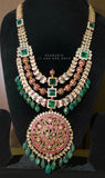 Bridal Jewelry,silver jewelry Indian ,tanzanite,lyte weight Indian Bridal,Sabyasachi Jewelry inspired -SHABURIS