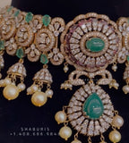 Victorian diamond choker diamond jewelery 22ct gold jewelry designs silver jewelry 925 silver jewelry polki diamond jewelry - SHABURIS