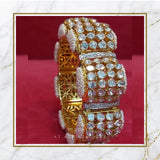 Diamond bangle Diamond Jhumka Diamond Earrings Antique Earrings Antique Jhumka Pure Silver jewelry Indian -SHABURIS