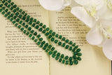 Emerald beads beaded mala pure gems gold jewelry designs indian pure silver jewelry bead necklace statement jewelry SHABURIS