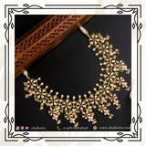 Polki Necklace Bridal Jewelry Wedding Jewelry Diamond Necklace Silver Jewelry Statement Jewelry Indian Jewelry Designs - SHABURIS