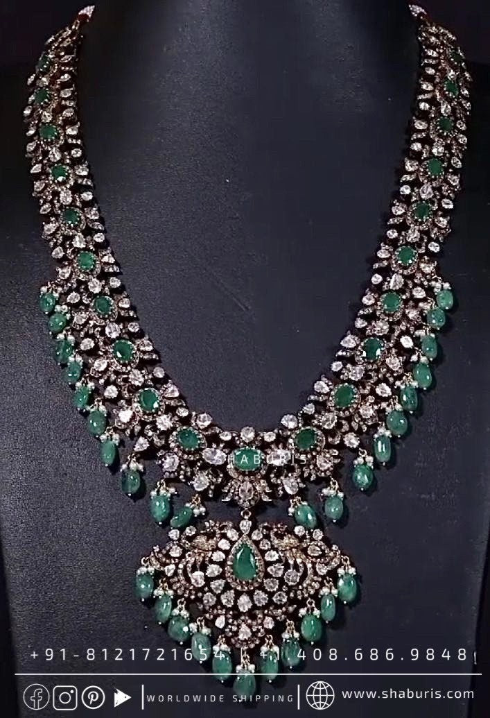Victorian cheap polki jewellery