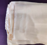 White Saree petticoat saree underskirt saree inskirt lehenga petticoat white petticoat satin petticoat