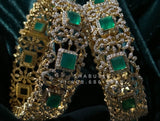 Diamond Bangles,South Indian Jewelry,silver indian Bangles,pure silver Swaroski Bangles,Indian Wedding Jewelry -NIHIRA-SHABURIS