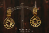 Diamond Jhumka ,diamond earrings,Pure silver Jhumkas Indian,Indian Earrings,Indian Wedding Jewelry -NIHIRA-SHABURIS
