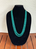 Emerald beads beaded mala pure gems gold jewelry designs indian pure silver jewelry bead necklace statement jewelry SHABURIS