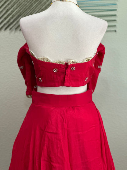 Kanchipuram Pattu Lehenga | Mehendi & Haldi Lehenga Choli | Yellow Green Floral Lehenga Set | Indian Wedding Guest Outfit | Pre Wedding Ceremony Dress