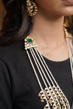 Panchlada necklace 925 silver jewelry 22k gold plated - SHABURIS