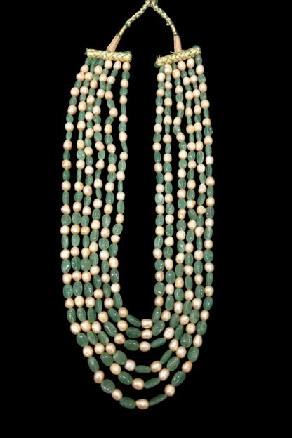 Emerald beads Precious beads mens jewelry mens wedding jewelry grooms jewelry south indian jewelry designs indian bridal jewel SHABURIS (Ready to Ship from India)