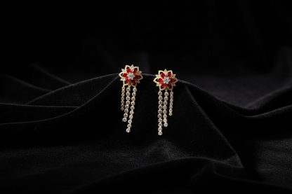 Polki Studs Polki Earrings Cocktail Earrings Diamond Studs Diamond Earrings Simple Studs Pearl Studs 925 Silver Earrings Silver Jewelry - SHABURIS