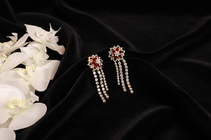 Polki Studs Polki Earrings Cocktail Earrings Diamond Studs Diamond Earrings Simple Studs Pearl Studs 925 Silver Earrings Silver Jewelry - SHABURIS