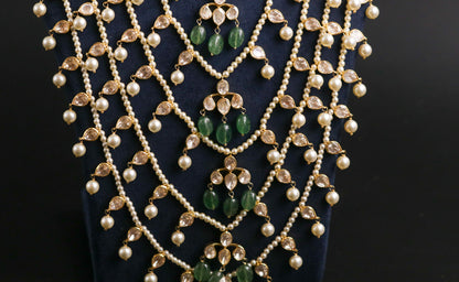 Panchlada necklace 925 silver jewelry 22k gold plated - SHABURIS