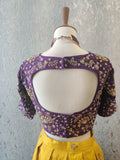 Yellow Lehenga Designer wear Lehenga Heavy work Half Saree Heavy work Blouse- Indian Designer Dress Mehendi Dress Haldi Dress
