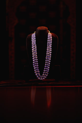 Tanzanite beads |Beaded Necklace | precious beads gems | Bollywood Jewelry| statement jewelry | blue beads | gold Jewelry