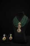 925 silver jewelry Emerald haram  mens jewelry unisex jewelry 22k gold plated - SHABURIS
